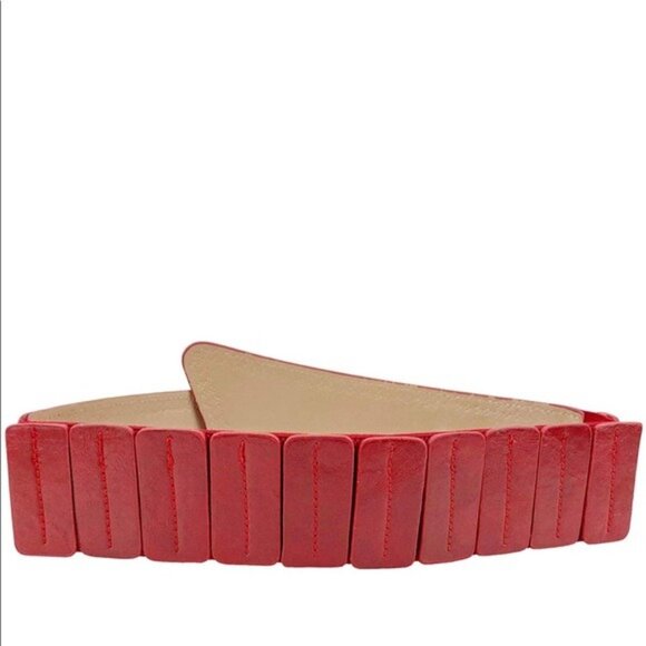 Waist Belt Elastic Stretch Cinch Belts With Interlock Buckle
